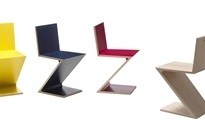 Silla en Zig Zag, un clásico de Gerrit Rietveld